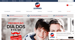 Desktop Screenshot of leopardi.com.br